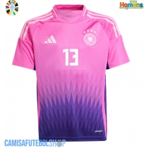Camisa de time de futebol Alemanha Thomas Muller #13 Replicas 2º Equipamento Europeu 2024 Manga Curta